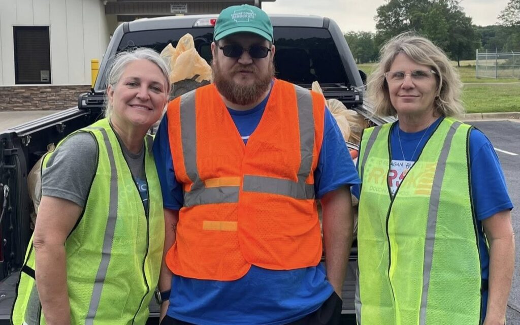 Adopt a Highway cleanup crew.